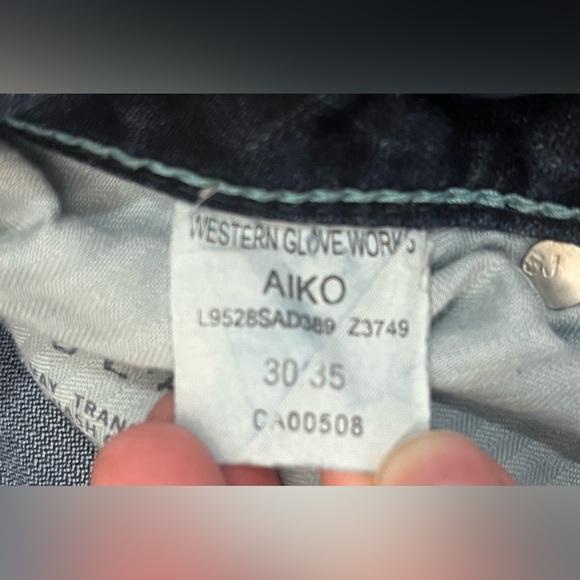 Silver Jeans Aiko Style Dark Blue Denim Boot Cut Women's Jeans Sz 30x35 - Picture 9 of 16